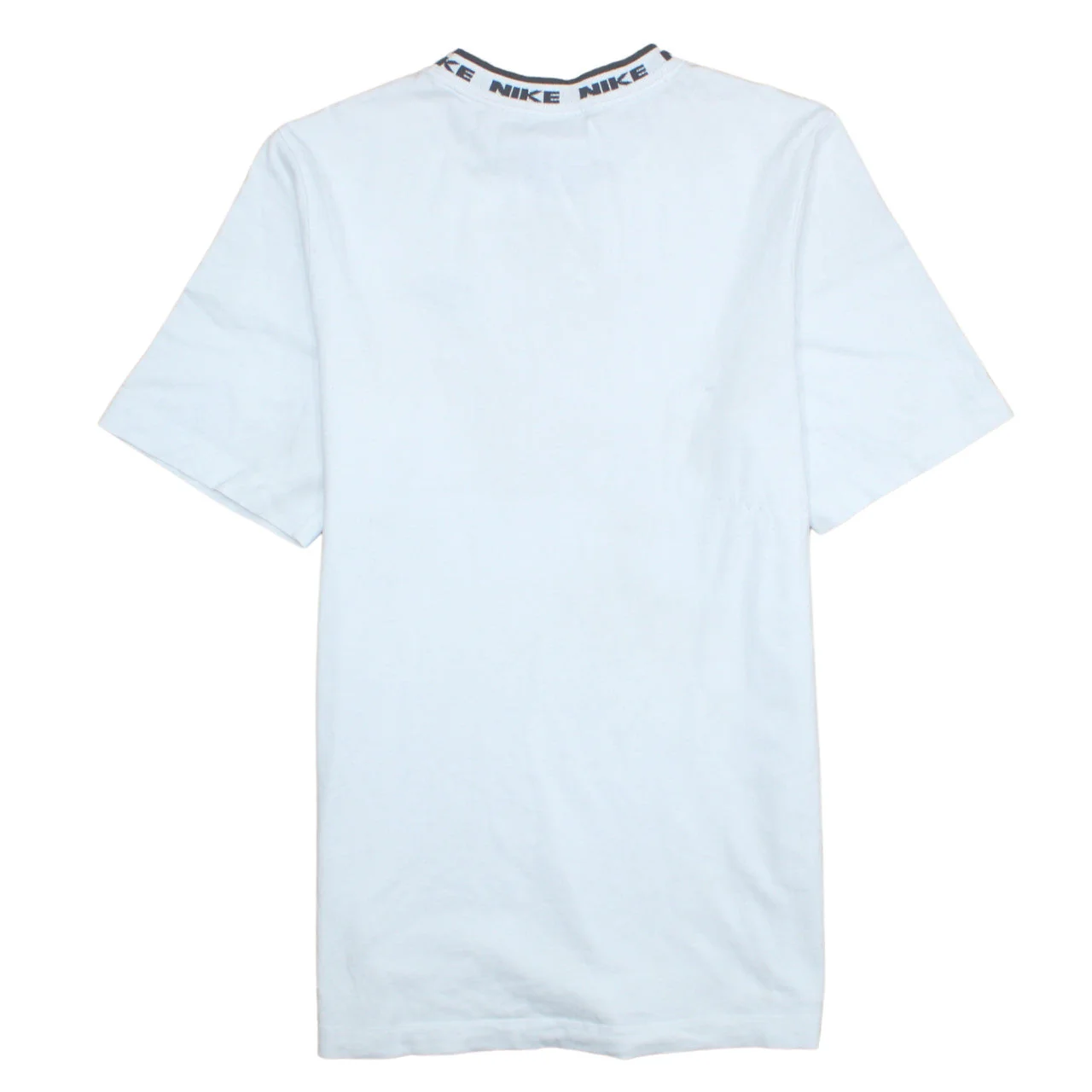 Nike Men’s White Cotton Crew Neck Short Sleeve Sports T-Shirt Size S - Image 4