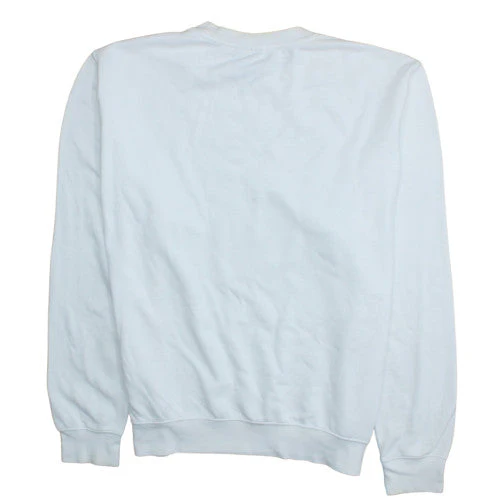 Nike Men’s White Just Do It Logo Pullover Sweatshirt L Regular Fit - Image 4