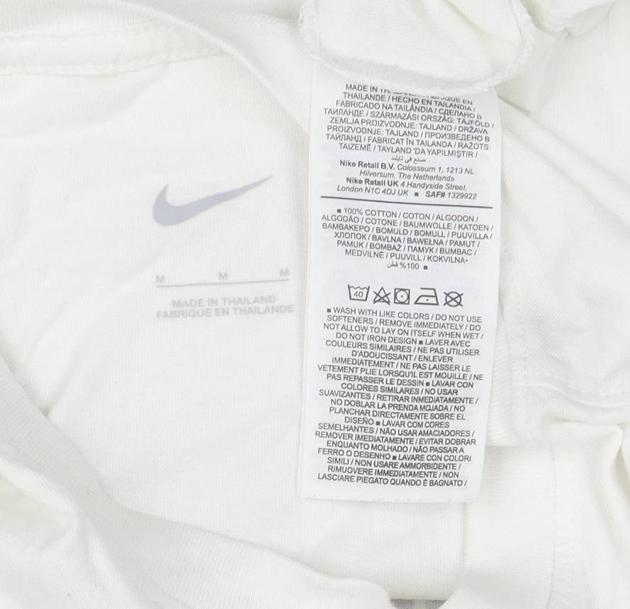 Nike Men’s White Tottenham Hotspur Cotton T-Shirt Size M - Image 4