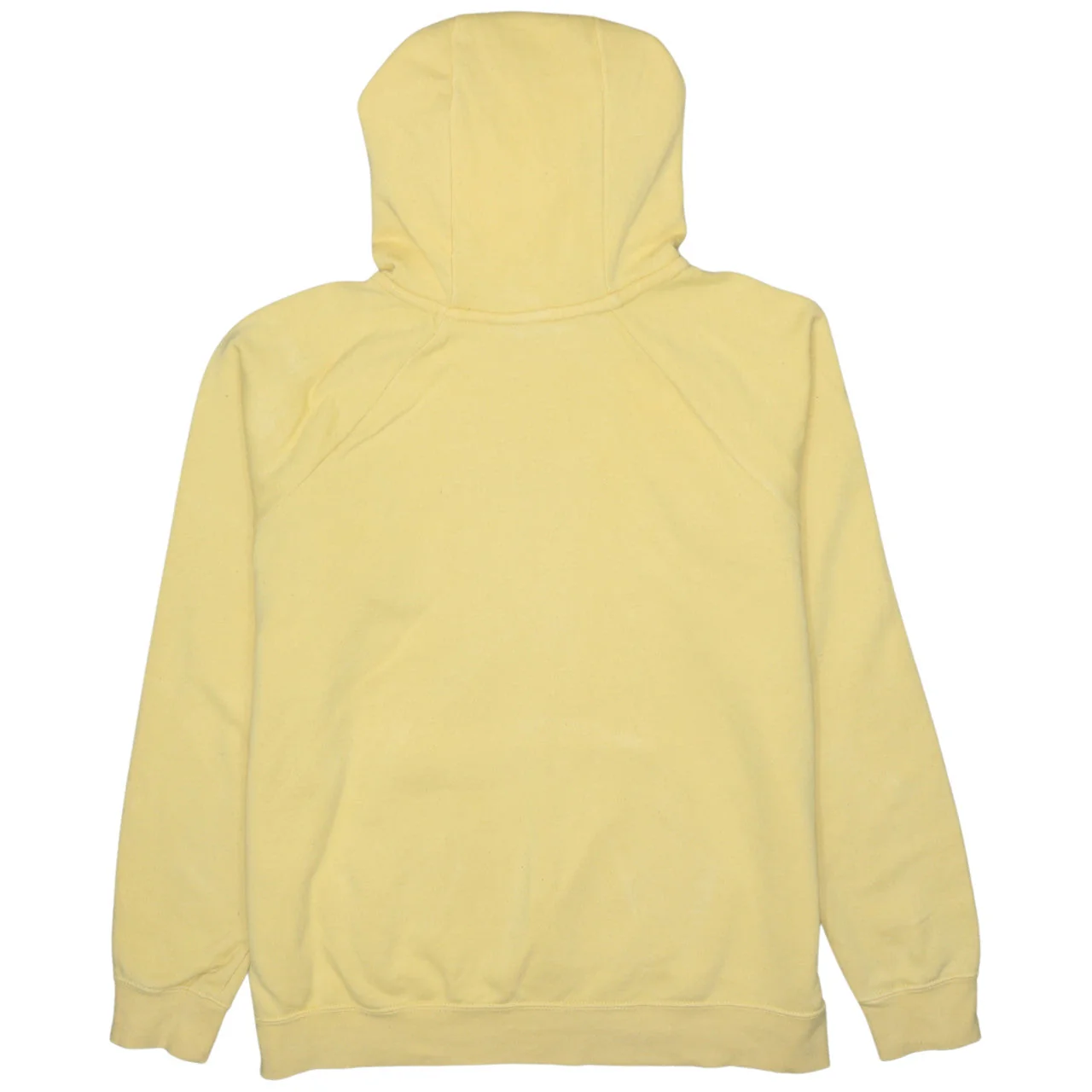 Nike Men’s Yellow Pullover Hoodie Large Fleece Logo Sweatshirt - Image 4