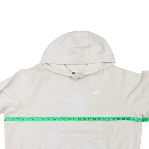 Nike Men's Beige 2XL Pullover Hoodie Fleece Sweatshirt - Image 2
