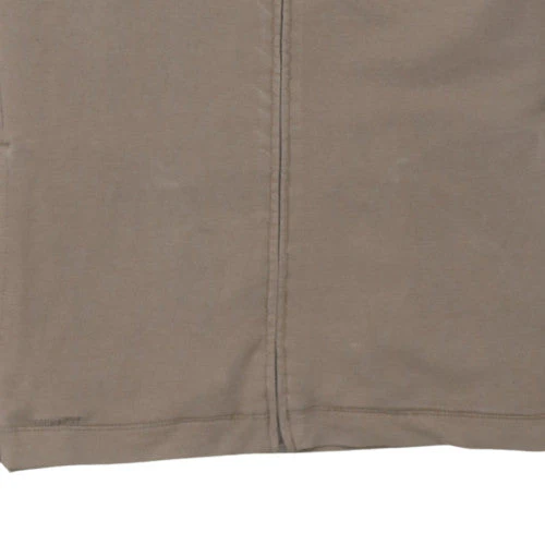 Nike Mens Beige Full Zip Hoodie L Fleece Fit Dry Casual Wear - Image 7