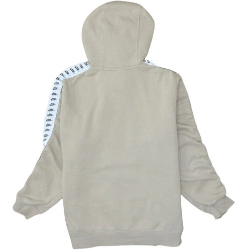 Nike Men's Beige Pullover Hoodie L Fleece Logo Sportswear - Image 4
