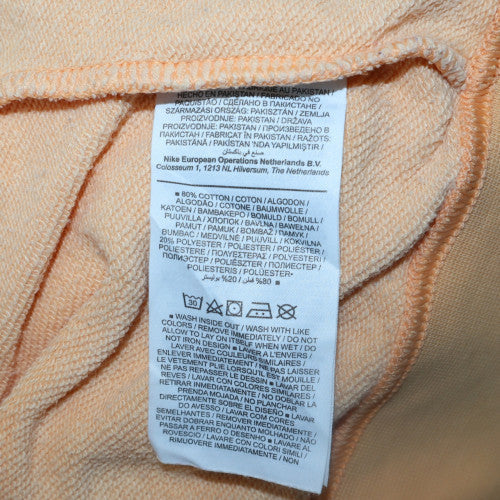 Nike Men's Beige Small Crew Neck Logo Pullover Sweatshirt - Image 6