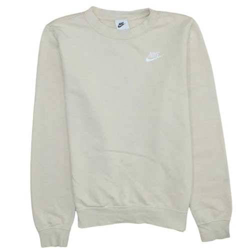Nike Men's Beige XS Pullover Crew Neck Sweatshirt