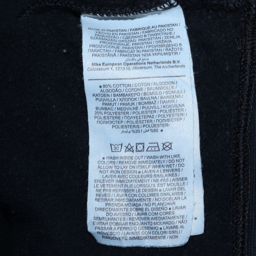 Nike Men's Black 1/4 Zip Collared Fleece Sweatshirt Size M - Image 6
