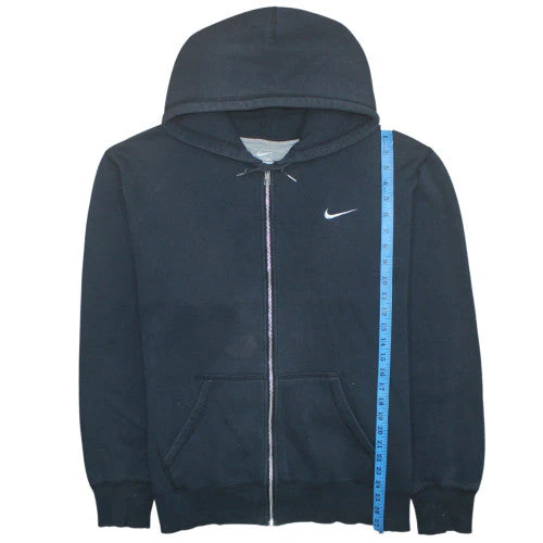 Nike Men's Black 2XL Full Zip Fleece Hoodie - Image 3
