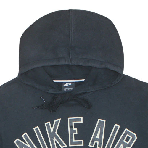 Nike Men's Black 2XL Pullover Hoodie with Logo Print - Image 8