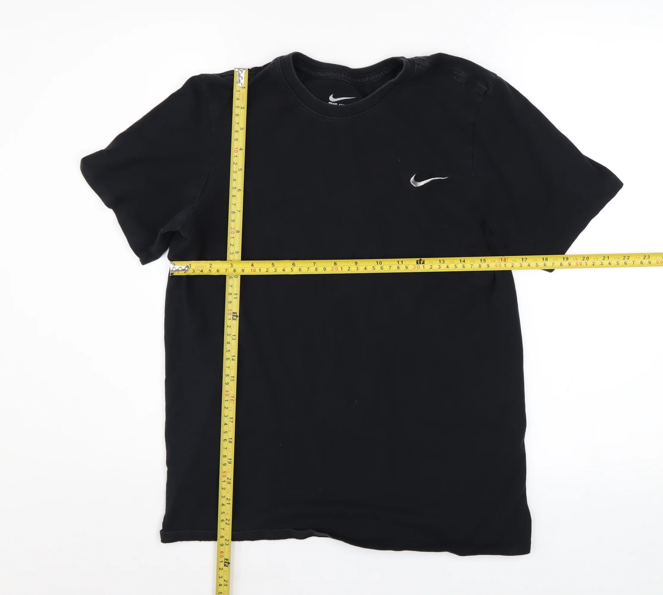 Nike Men's Black Athletic Cut Crew Neck T-Shirt Size S - Image 2