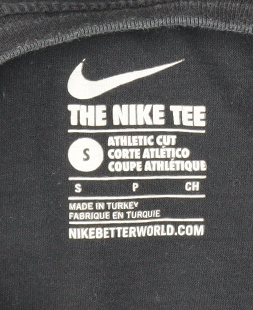Nike Men's Black Athletic Cut Crew Neck T-Shirt Size S - Image 4