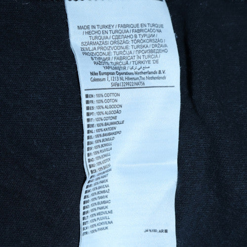 Nike Men's Black Athletic Fit Logo Crew Neck T-Shirt Size L - Image 5