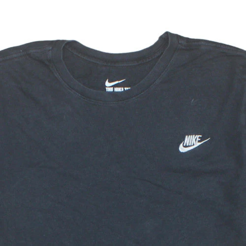 Nike Men's Black Athletic Fit Logo Crew Neck T-Shirt Size L - Image 7