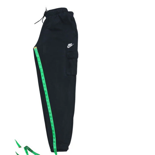 Nike Men's Black Cargo Fleece Jogger Trousers Size S - Image 4