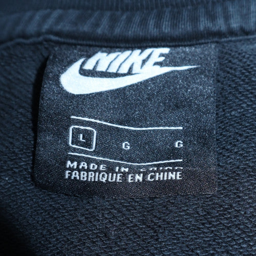 Nike Men's Black Crew Neck Fleece Pullover Sweatshirt L - Image 5