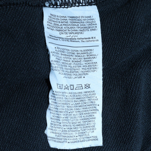 Nike Men's Black Crew Neck Fleece Pullover Sweatshirt L - Image 6