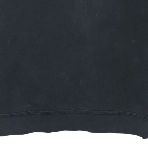 Nike Men's Black Crew Neck Pullover Sweatshirt L Logo Sportswear - Image 7