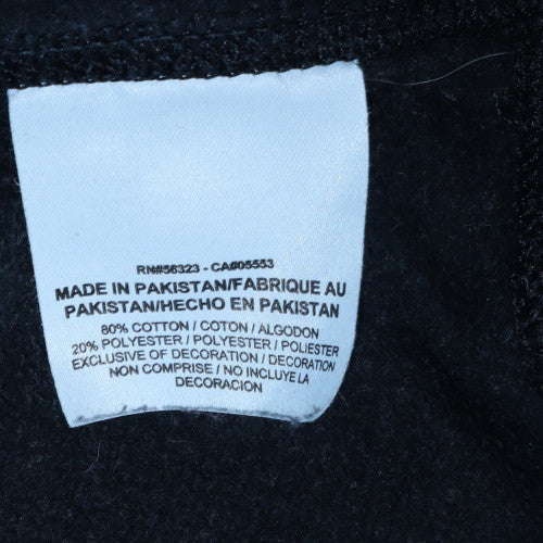 Nike Men's Black Crew Neck Pullover Sweatshirt L Sports Fleece - Image 6