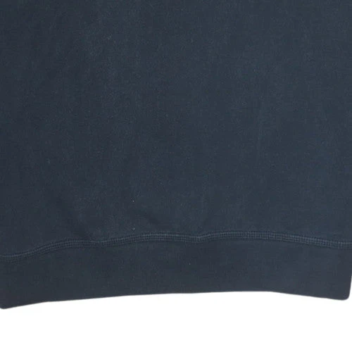 Nike Men's Black Crew Neck Pullover Sweatshirt L Sports Fleece - Image 7