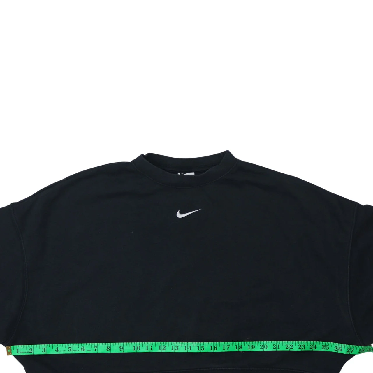 Nike Men's Black Crew Neck Pullover Sweatshirt M Logo Sportswear - Image 2