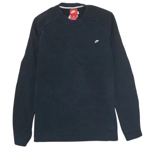 Nike Men's Black Crew Neck Pullover Sweatshirt M Regular Fit