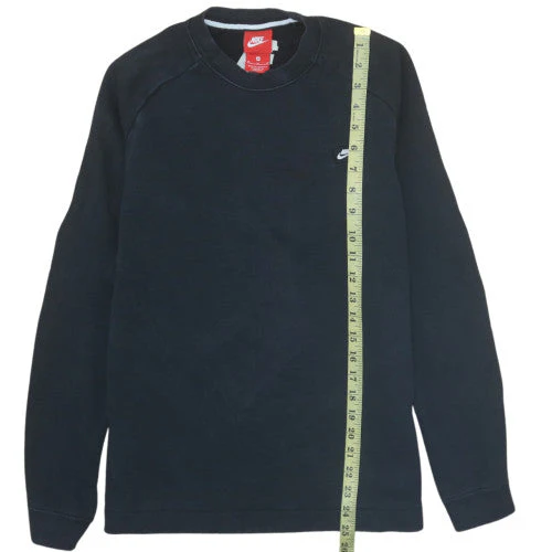 Nike Men's Black Crew Neck Pullover Sweatshirt M Regular Fit - Image 2