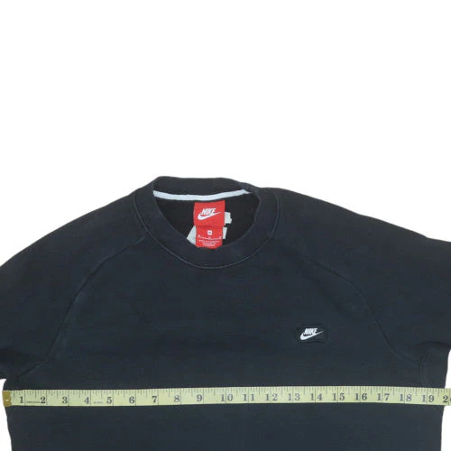 Nike Men's Black Crew Neck Pullover Sweatshirt M Regular Fit - Image 3
