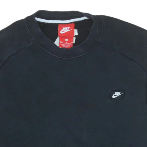 Nike Men's Black Crew Neck Pullover Sweatshirt M Regular Fit - Image 8