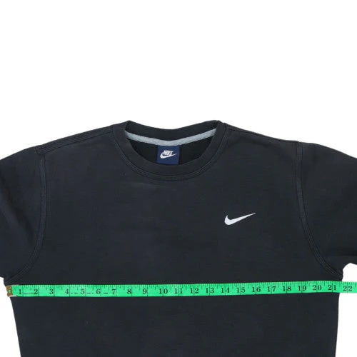 Nike Men's Black Crew Neck Pullover Sweatshirt M Regular Fit - Image 2