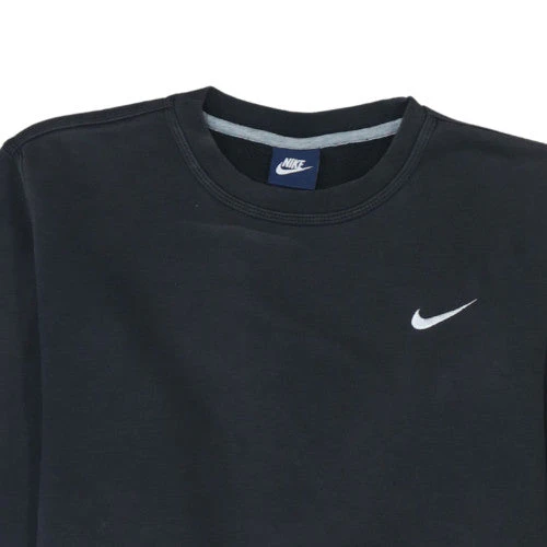Nike Men's Black Crew Neck Pullover Sweatshirt M Regular Fit - Image 8