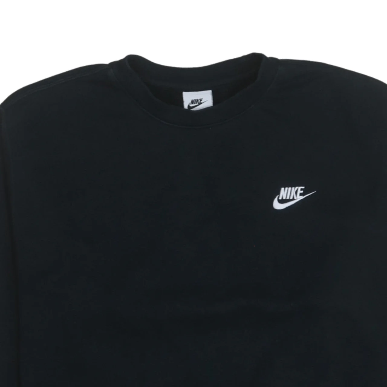 Nike Men's Black Crew Neck Pullover Sweatshirt Medium - Image 8