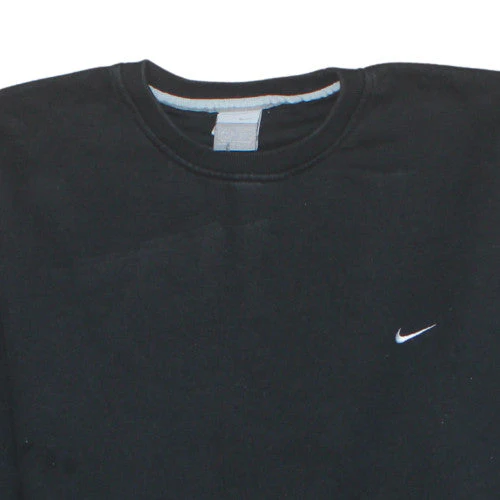 Nike Men's Black Crew Neck Pullover Sweatshirt Size M - Image 8