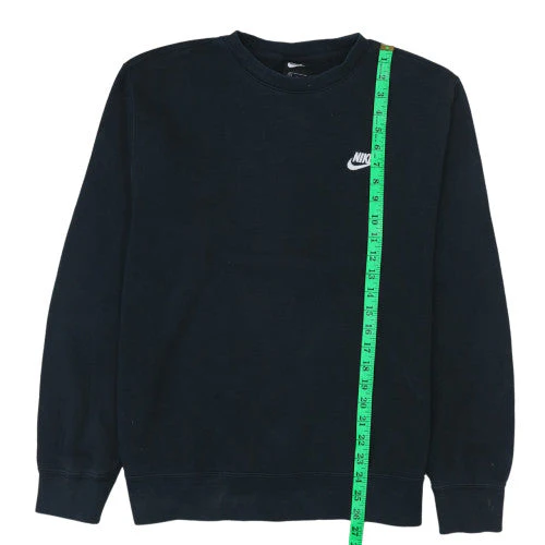 Nike Men's Black Crew Neck Pullover Sweatshirt Size M - Image 2