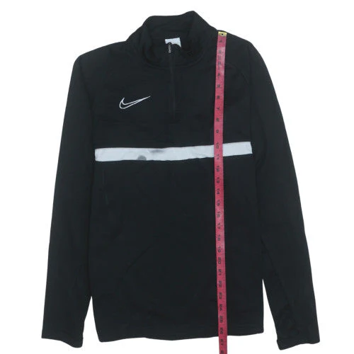 Nike Men's Black Dri-Fit 1/4 Zip Athletic Sweatshirt S - Image 3