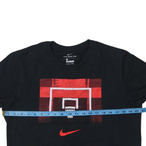 Nike Men's Black Dri-Fit Basketball Graphic T-Shirt M - Image 3