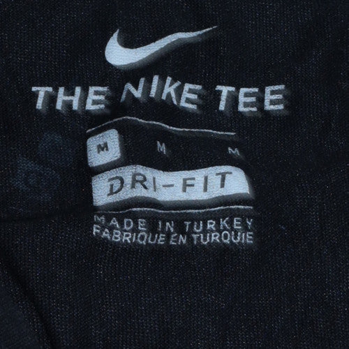 Nike Men's Black Dri-Fit Basketball Graphic T-Shirt M - Image 5
