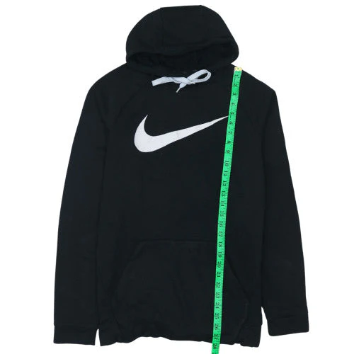 Nike Men's Black Dri-Fit Pullover Hoodie L Sports Logo Sweatshirt - Image 3