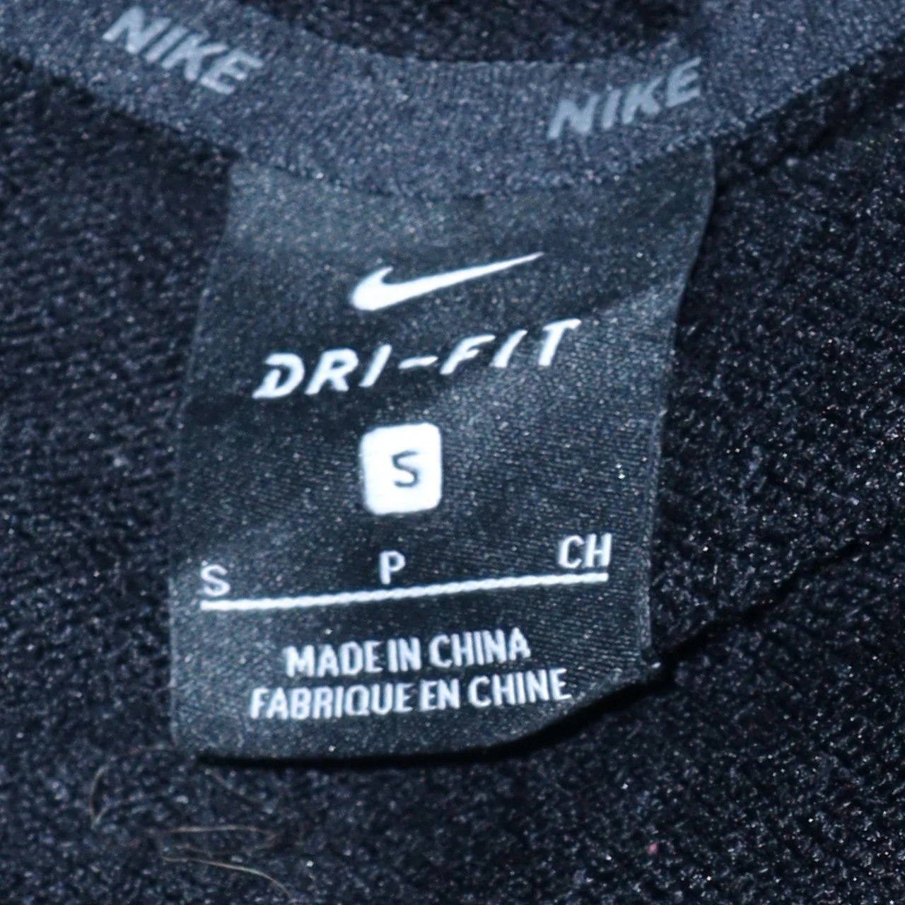 Nike Men's Black Dri-Fit Pullover Hoodie Size S - Image 5