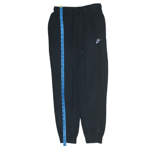 Nike Men's Black Fleece Jogger Trousers M Regular Fit - Image 3