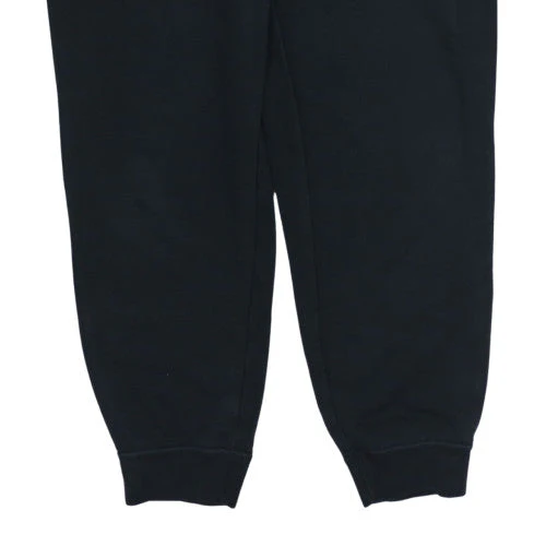 Nike Men's Black Fleece Sweatpants L Regular Fit Elastic Waist - Image 8