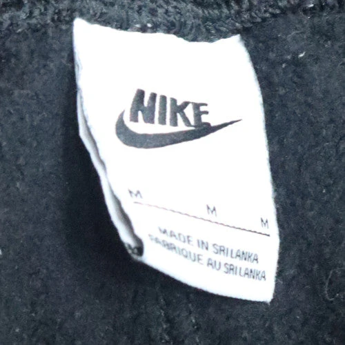 Nike Men's Black Fleece Sweatpants M Regular Fit Activewear Trousers - Image 5