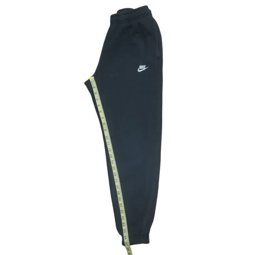 Nike Men's Black Fleece Sweatpants M Regular Fit Elastic Waist - Image 3