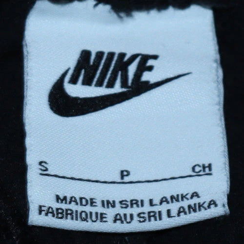 Nike Men's Black Fleece Sweatpants S Regular Elastic Waist Activewear - Image 5