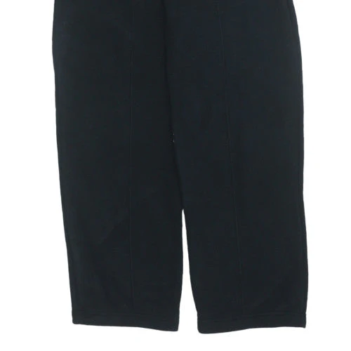 Nike Men's Black Fleece Sweatpants S Regular Elastic Waist Activewear - Image 7