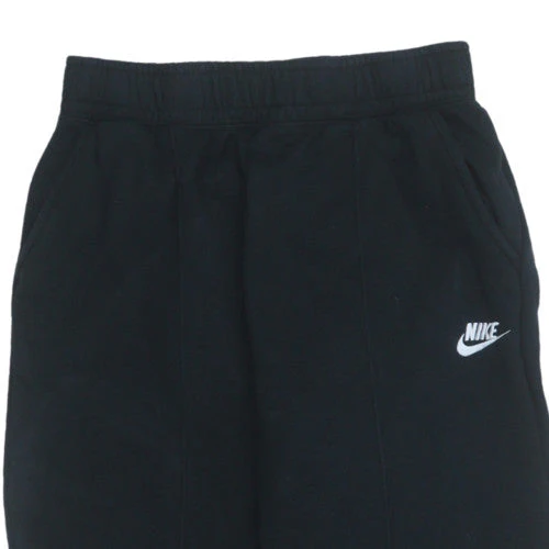 Nike Men's Black Fleece Sweatpants S Regular Elastic Waist Activewear - Image 8