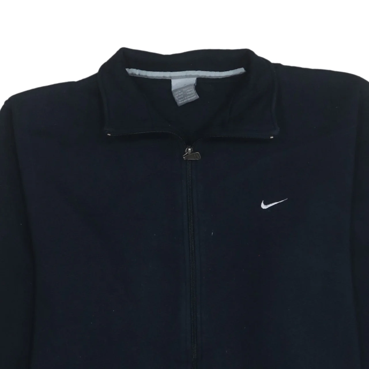 Nike Men's Black Fleece Track Jacket Size M Full Zip Sportswear - Image 8