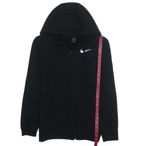 Nike Men's Black Full Zip Dri-Fit Hoodie S Classic Fit Fleece - Image 3