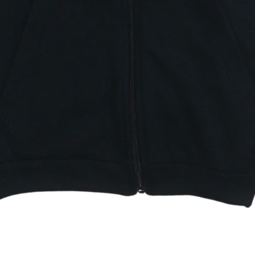 Nike Men's Black Full Zip Dri-Fit Hoodie S Classic Fit Fleece - Image 7