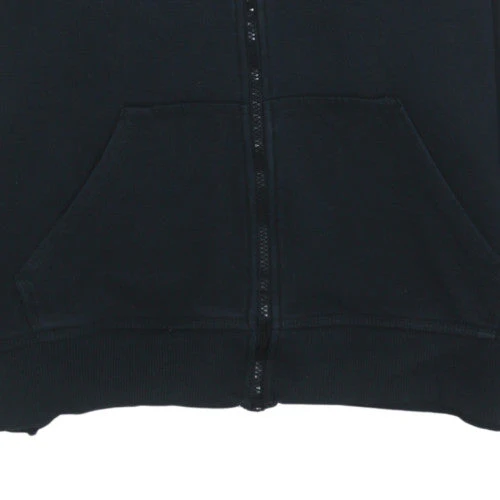 Nike Men's Black Full Zip Fleece Hoodie M Regular Logo Sportswear - Image 8