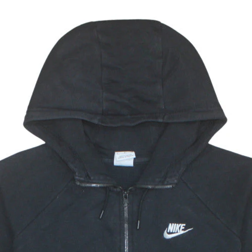 Nike Men's Black Full Zip Fleece Hoodie Size M Regular Fit - Image 8
