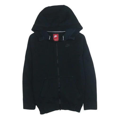Nike Men's Black Full Zip Fleece Hoodie Size S Regular Fit